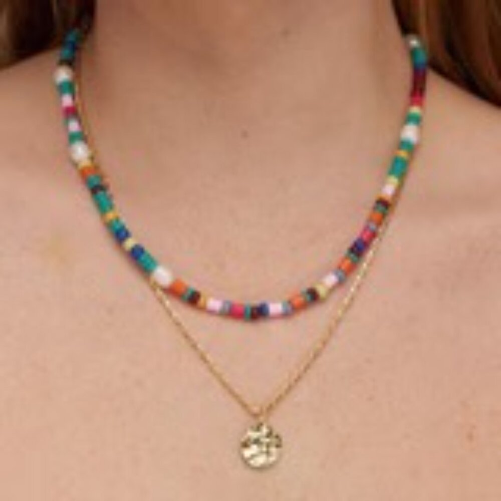 Mignonne Gavigan Multi-Color Beaded Bette Necklace - NWT
